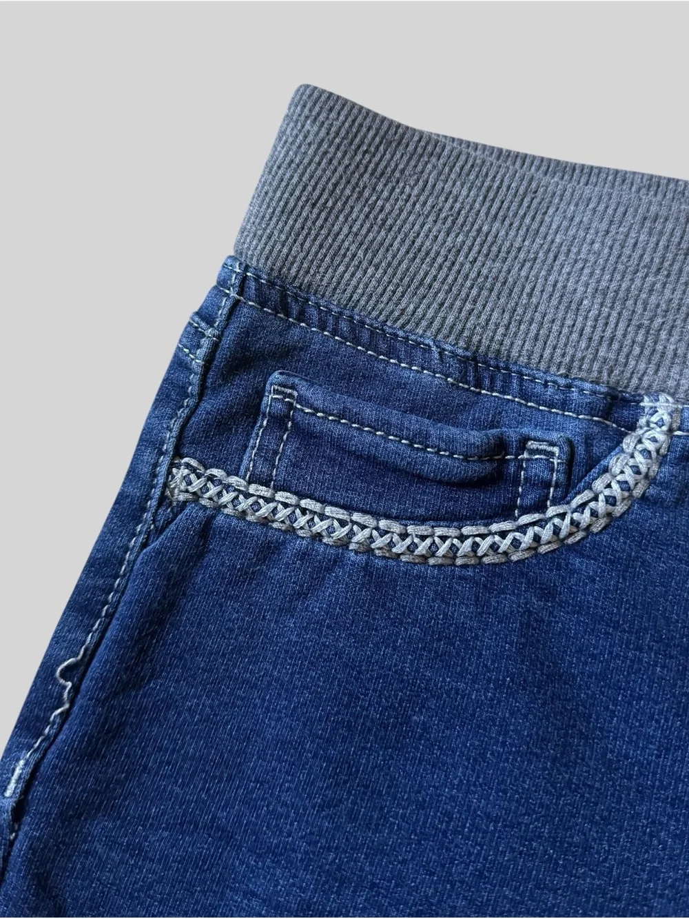 Girl’s Stretchy Bermuda Jean Shorts
